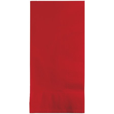 TOUCH OF COLOR Classic Red Napkins, 4"x8", 600PK 271031